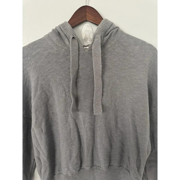 Madewell Claireview Hooded Crop Sweater Size Small - Picture 2 of 3